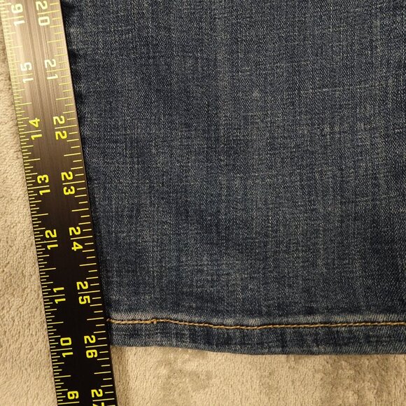 Levi's jeans Boyfriend high rise crop women's 32 blue denim red tab - Picture 4 of 14